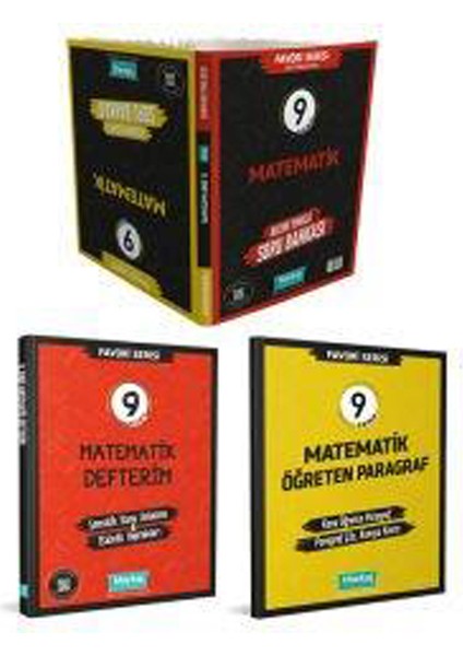 9. Sınıf Favori Seri Matematik Seti(3 Kitap)