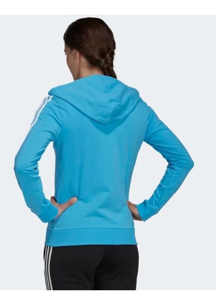 Essentials Single Jersey 3-Stripes Full-Zip Kapüşonlu Üst HL2057 fiyatları