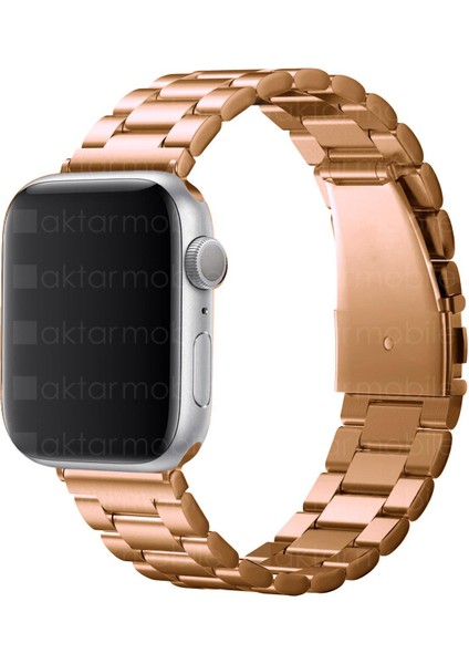 Apple Watch Ultra 49 mm Uyumlu Metal Kordon Premium Paslanmaz Çelik Kayış indirimleri