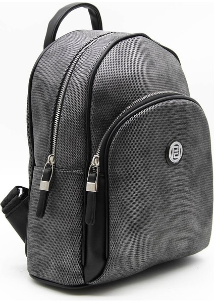 Silver Polo Kadın Sırt Çantası M.gümüş - Siyah NV1062 fiyatları