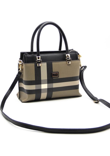 Silver Polo Kadın El Çantası Kahve - Siyah NV826 fiyatları