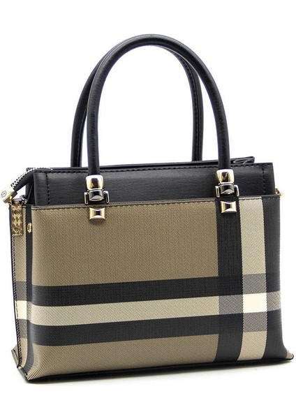 Silver Polo Kadın El Çantası Kahve - Siyah NV826 modelleri