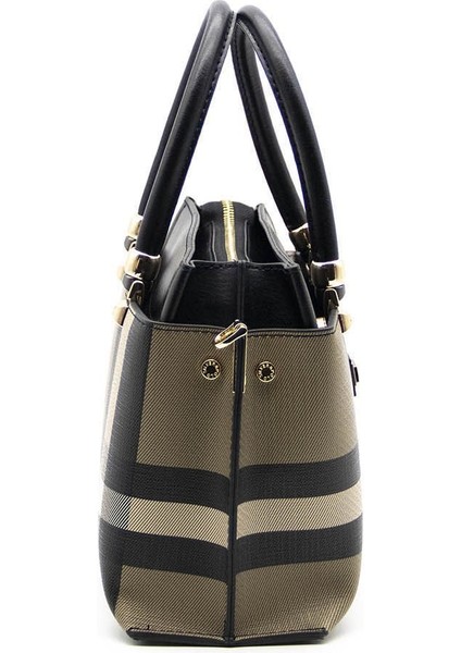 Silver Polo Kadın El Çantası Kahve - Siyah NV826 fırsatları