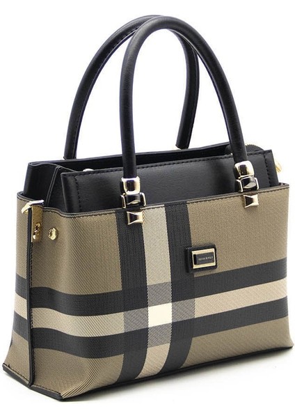 Silver Polo Kadın El Çantası Kahve - Siyah NV826 indirimleri