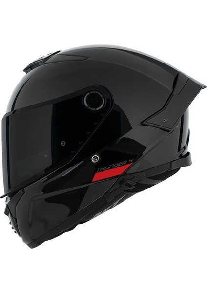 Thunder 4 Solid A1 Gloss Full Face Motosiklet Kaskı