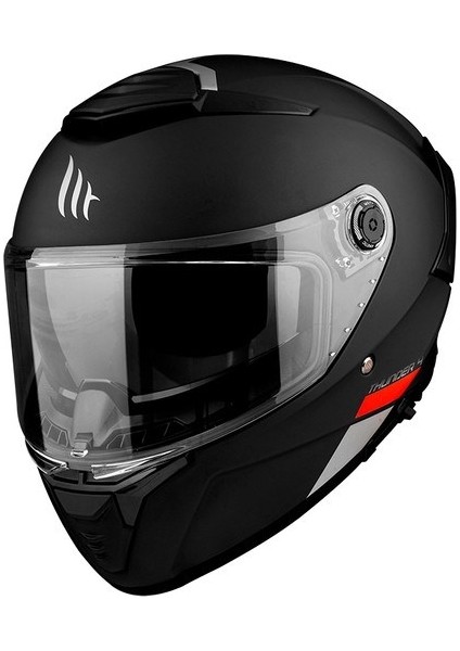 Thunder 4 Solid A1 Matt Full Face Motosiklet Kaskı