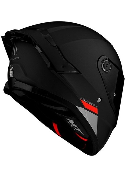 Thunder 4 Solid A1 Matt Full Face Motosiklet Kaskı