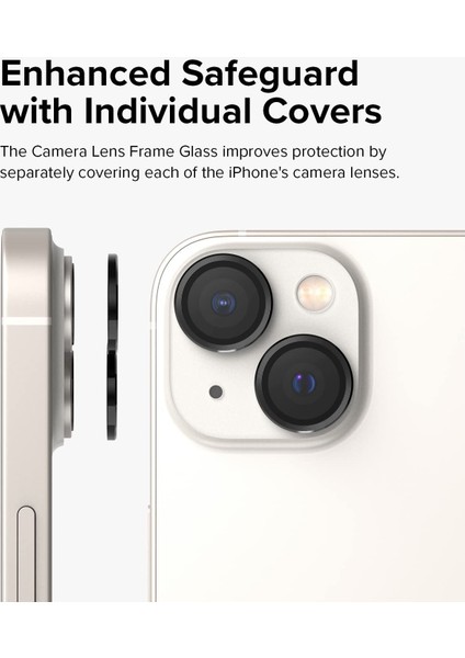 iPhone 14 / 14 Plus Uyumla Halka Set Kamera Lens Koruyucu fiyatları