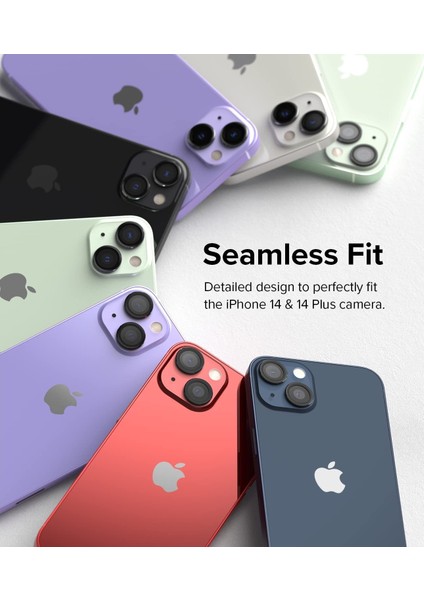 iPhone 14 / 14 Plus Uyumla Halka Set Kamera Lens Koruyucu fırsatları