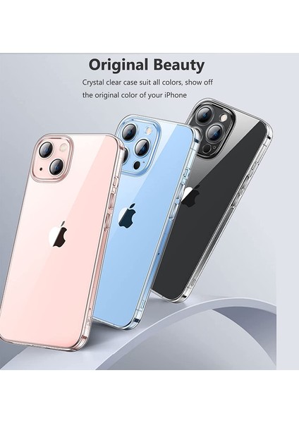 Apple Iphone 14 Pro Uyumlu Kılıf Kamera Lens Korumalı Sararma Yapmaz Ultra Ince Zar Kapak Crystal Clear Şeffaf Tpu Pc Hayalet Kapak fırsatları