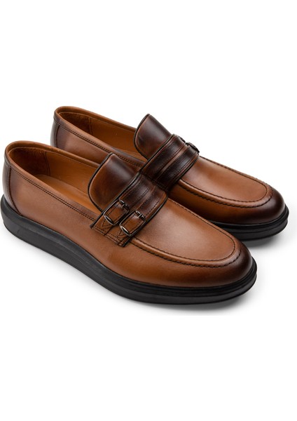 Hakiki Deri Taba Rengi Comfort Erkek Loafer fiyatları