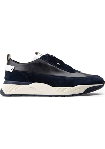 Hakiki Süet Lacivert Sneaker Erkek Ayakkabı