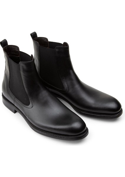 Hakiki Deri Siyah Erkek Chelsea Bot fiyatları