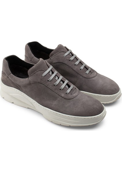 Hakiki Süet Gri Sneaker Erkek Ayakkabı fiyatları