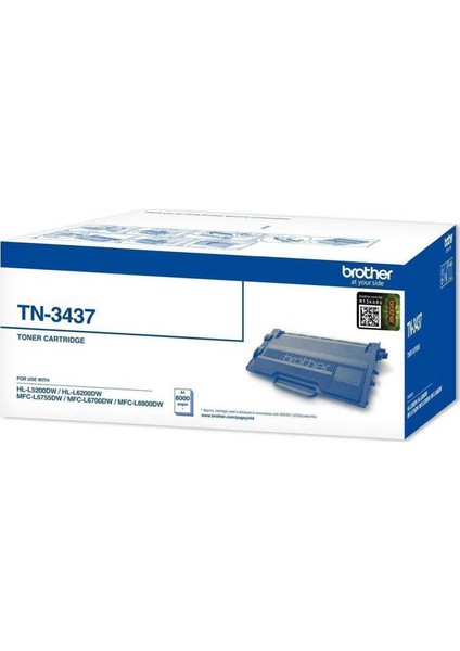 Hl-L5200Dw 8.000 Syf. Toner (Tn-3437)