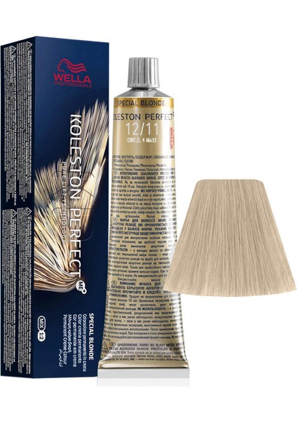 Koleston Perfect Me+ 12/11 Ekstra Füme Sarısı Belirgin Kalıcı Saç Boyası 60ML