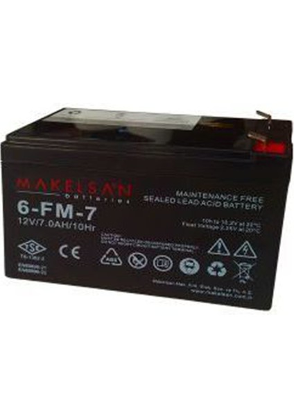 12V 7AH Akü