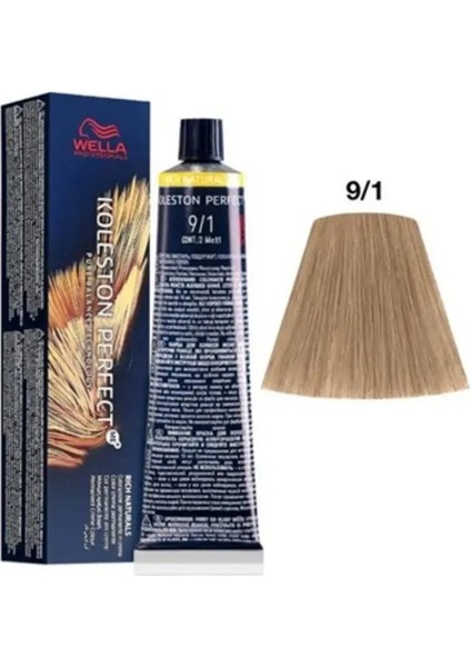 Koleston Perfect Me+ 9/1 Ekstra Açık Küllü Sarı Saç Boyası 60ML fiyatları