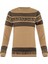 BP103 Desenli Camel Çocuk Kazak 2