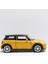 Sarı Yeni Mini Cooper Çek Bırak Metal Oyuncak Araba 11 cm 5