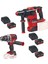 Tp-Cd 18/60 Li-I Bl Darbeli Matkap Vidalama Herocco 36/28 Kırıcı Delici 3X4.0AH Akülü Kömürsüz Set 1