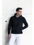 Kapşonlu Slimfit Polar Erkek Sweatshirt 1
