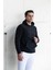 Kapşonlu Slimfit Polar Erkek Sweatshirt 2