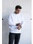 Slimfit Sıfır Yaka Basic 3 Iplik Erkek Sweatshirt 2
