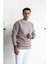 Slimfit Sıfır Yaka Basic 3 Iplik Erkek Sweatshirt 2