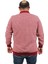 Mocgrande Büyük Beden Erkek Sweatshirt Polo Yaka 22714-BORDO 3