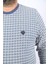 Büyük Beden Erkek Bisiklet Yaka Sweatshirt 22715-INDIGO 2