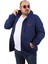 Mocgrande Büyük Beden Sweat Kapüşon Ninety One 22724 İndigo 1