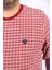 Büyük Beden Erkek Bisiklet Yaka Sweatshirt 22715-BORDO 2