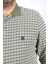 Büyük Beden Erkek Sweatshirt Polo Yaka 22714-HAKI 2