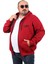Büyük Beden Sweat Kapüşon Ninety One 22724-BORDO 1