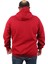 Büyük Beden Sweat Kapüşon Ninety One 22724-BORDO 4