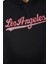 Büyük Beden Sweat Los Angeles 22709-SIYAH 2