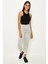 Kadın Yırtık Detaylı Yüksek Bel Skinny Jeans 1
