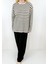 Siyah Çizgili Mevsimlik Sweatshirt 4