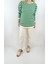 Yeşil Çizgili Triko Kazak 2
