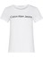 Calvin Klein Kadın Institutional Logo Slim T-Shirt 1