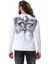 CL516 Royal Desenli Beyaz Ince Sweatshirt 3