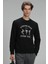 Edwın Erkek Sweatshirt Siyah 1