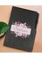Gift Kişiye Özel Çiçek Tasarımlı Siyah Termo Deri Not Defteri 15X21CM-22 1