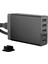 1.6 Metre Kablo Uzunluğu 40W Ev Masaüstü 5 Portlu USB Cep Telefonu Şarj Kafası Çok Portlu USB Akıllı Hızlı Cep Telefonu Şarj Cihazı (Yurt Dışından) 1