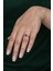 Gümüş Prenses Yüzük. Renkli Taşlı Ayarlanabilir Ölçü. Rose Gold Kaplama 925 Ayar Gümüş 1