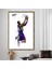 1 Parça Gold Çerçeveli Kanvas Tablo Kobe Byrant Basketbol Kanvas Ünlü Kanvas Baskı 2