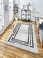 Dekoratif Kaymaz Taban Yıkanabilir Modern Halı DELÜX-4092 1