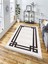 Dekoratif Kaymaz Taban Yıkanabilir Modern Halı DELÜX-7016 1