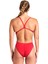 Team Swimsuit Challenge Solid Kadın Kırmızı Yüzücü Mayosu 004766450 2